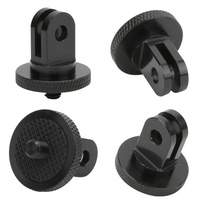 Takenoken 1/4 pouces aluminium Mini trépied adaptateur de montage Go Pro accessoire pour caméra d'action vidéo tir héros pour Xiaomi Yi 4K