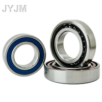 JYJM OEM 7307 Bantalan Bola Kontak Sudut 35x80x21mm Tugas Berat Baja Krom Baris Tunggal Suku Cadang Motor Mesin Spindle CNC