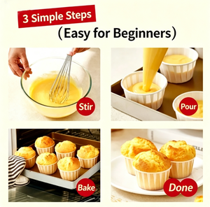 Mezcla Premium para Muffins y Pasteles, Lista para Hornear, Solo Agregar Agua y Aceite, para Panaderías Comerciales y Caseras, Larga Vida Útil - Product Image 3