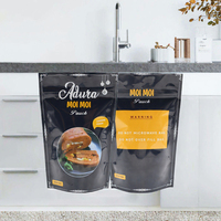 Sacs d'emballage pour café avec logo personnalisé imprimé, pochettes autoportantes en PE Mylar avec fermeture éclair, résistantes à l'humidité, 100g 500g