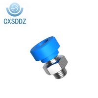 CXSDDZ-203A Prise banane en laiton 2 mm 10A avec boîtier ABS pour application sur circuit imprimé, longueur 10 mm