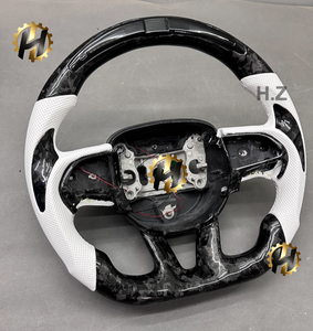 Volante Deportivo de Cuero y Fibra de Carbono HZ para Dodge Charger SRT Durango HELLCAT, Venta Directa de Fábrica - Product Image 4