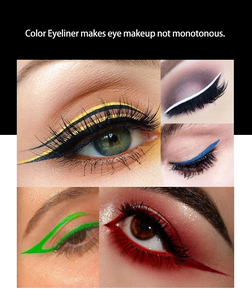 Eyeliner Liquide Magnétique pour Cils, Stylo Eyeliner Liquide à Pointe <span class=keywords><strong>Feutre</strong></span>, Colle Liquide pour Cils Blancs Magiques, Eyeliner Liquide Bleu Coloré - Product Image 5