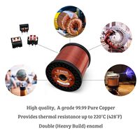 Cable de Cobre Plano Esmaltado en Poliuretano de 1.0 mm, Alta Conductividad, IP65, para Bombas Sumergibles, Motores, Calefacción Industrial y Edificios