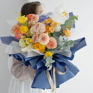 <span class=keywords><strong>Papel</strong></span> de Envolver Flores al por Mayor, Color Sólido, Monocromático, para Ramos de Rosas Elegantes, Arte Floral - Product Image 4