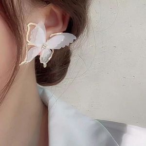 Pendientes Para mjeres exagerado regalo de joyeria de la Fiesta de la sra Butterfly CON malla hueca En Banco Negro - Product Image 1