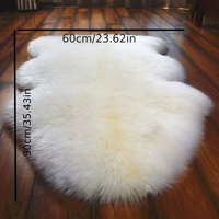Tapis en peau de mouton australien authentique de luxe en gros 100% fourrure de laine de peau d'agneau véritable pour bureau chambre à coucher tapis intérieur en peau de mouton