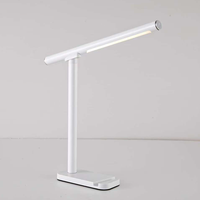 EGH Lampe de table portable magnétique détachable à LED à intensité variable pour la maison et le bureau Lampe de lecture pour la protection des yeux (pas de chargement sans fil)