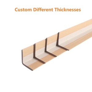 맞춤형 캐비닛 프레임 골판지 지지대 종이 모서리 보호대 분해 가능한 갈색/흰색 배송 포장재 보호재 - Product Image 3