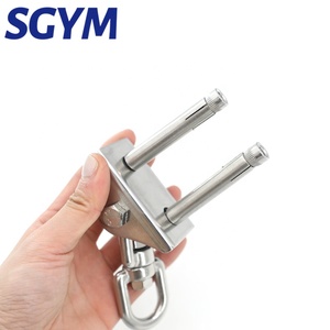 En acier inoxydable Robuste hamac balançoire plafond suspendu <span class=keywords><strong>crochet</strong></span> suspension kit de visserie pour <span class=keywords><strong>sac</strong></span> de <span class=keywords><strong>boxe</strong></span> yoga - Product Image 2