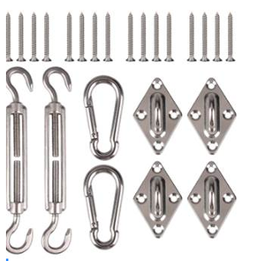 Accessoires personnalisés en acier inoxydable Mousqueton à ressort Turnbuckle Eye Pad Sun Shade Sail Kits de <span class=keywords><strong>fixation</strong></span> - Product Image 2