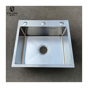 55*<span class=keywords><strong>45</strong></span> <span class=keywords><strong>CM</strong></span> cuisine fait à la main en acier inoxydable Nano noir brossé évier à bol unique évier de cuisine avec égouttoir - Product Image 4