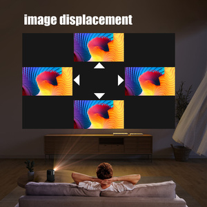 微微智能投影仪多模式投影发光二极管高光数字变焦3D迷你视频光束投影仪发光二极管电池户外光束 - Product Image 5
