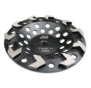 Jeu de 10 segments de meule à trépan JDK de 7 pouces avec filetage 5/8-11 (filetage 5/8-11) - Product Image 2