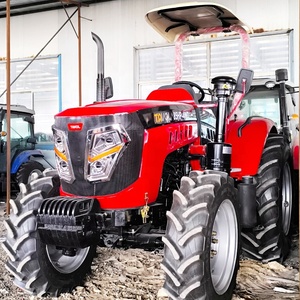 Tracteur agricole 4x4 à prix d'usine, vente chaude, moteur 70-100 CV, boîte de vitesses, équipement agricole à transmission par engrenages haute sécurité - Product Image 5