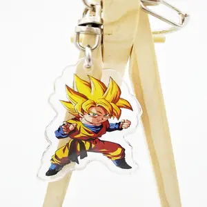 Dragon Ball Goku Trunk Buu Piccolo CMYK In Offset Phim Hoạt Hình Acrylic Keychain Trong Kho