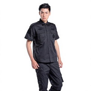 เสื้อเชิ้ตยูนิฟอร์มรปภ. แขนยาว ผ้าโพลีเอสเตอร์ทอ ระบายอากาศ ป้องกันรังสียูวี ดีไซน์ใหม่ รับผลิตตามแบบ พร้อมโลโก้ ขายส่ง - Product Image 6