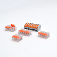 Connecteur de bornes électriques compact en gros d'usine KV222-414-250V 32A pour épissure de fils 28~14AWG Contact 0.015