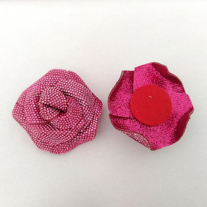 Parches de Flores de Cristal de Lujo en 3D, Diseño Popular, 7.5 cm, Brillantes, Coloridos, Apliques de Flores de Rosa para Broches - Product Image 5