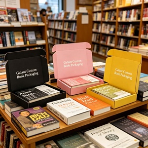 Échantillon gratuit, boîte d'expédition en papier ondulé personnalisée avec logo, couleur rose, pour cosmétiques, livres, emballage postal - Product Image 5