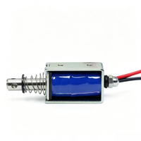 Électroaimant solénoïde DC à faible puissance, type push-pull, 12V 24V, actionneur à économie d'énergie