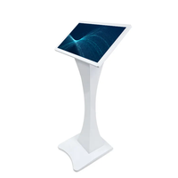 18.5-27 Inch Android Digital Signage Interaktif All-in-One LCD Touch Screen Kiosk SDK Kaca Tempered untuk Toko Ritel Belanja