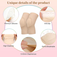 Genouillères de ballet de haute qualité, respirantes, légères, en nylon flexible, antidérapantes, anti-collision, genouillères de danse sportive