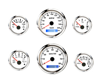 Ensemble de tableau de bord d'instruments de navire maritime, jauge multifonction pour bateau
