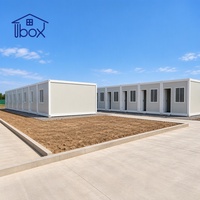 Maisons conteneurs démontables à structure en acier galvanisé, appartements portables en kit, logements pour travailleurs et camps de travail
