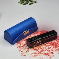 France Design FD0000211 Trousse de Maquillage et Étui à Rouge à Lèvres Portable en Cuir PU Tendance avec Miroir Intégré et Porte-clés