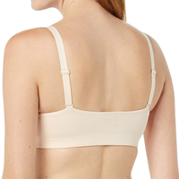 Bralette en dentelle sans couture coupe basse pour femme Lingerie sexy grande taille soutien-gorge sans couture en coton triangle