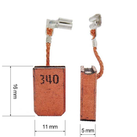 Pièces détachées pour outils électriques, balais de charbon Makitas CB-340 pour meuleuse d'angle 9564CV 9565CV GD0800C PW5001C