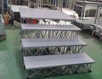 Plateforme de scène modulaire antidérapante 4'X4' Scène pliable avec plateformes escamotables pour les événements de mariage