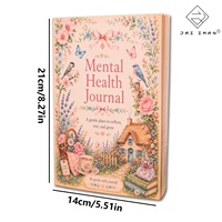 JAI IMAN A5 96 pages Journal de bien-être sur le thème du jardin floral, Cahiers de composition, Planificateur de bien-être, Livre de pleine conscience
