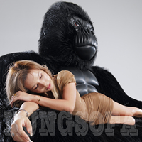 Canapé relaxant pour centre commercial, studio photo, grand lit gorille, chaise King Kong, salon, canapé gorille
