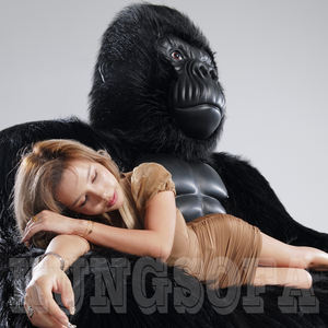 Расслабляющий диван для торгового центра фотостудия большая кровать Горилла обезьяна Кинг Конг стул гостиная Горилла диван - Product Image 5