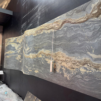 Revêtement mural flexible en pierre naturelle Life1996, feuille de marbre ultra-mince de 1 mm, panneau mural flexible pour l'extérieur, ardoise pour villa