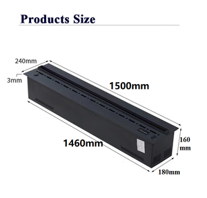<span class=keywords><strong>Chimenea</strong></span> <span class=keywords><strong>de</strong></span> <span class=keywords><strong>Vapor</strong></span> <span class=keywords><strong>de</strong></span> <span class=keywords><strong>Agua</strong></span> 3D <span class=keywords><strong>de</strong></span> 1500mm con Control Remoto y App Inteligente, Llamas <span class=keywords><strong>de</strong></span> 7 Colores, 59 Pulgadas, Control Automático <span class=keywords><strong>de</strong></span> <span class=keywords><strong>Agua</strong></span> Conectado - Product Image 2
