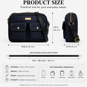 Bolsos de mensajero de diseño personalizado, bolso cruzado, bolso de mensajero para hombre, bolso de hombro duradero para uso diario y viajes - Product Image 6
