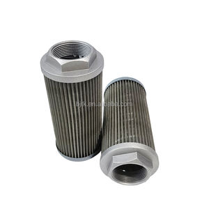 굴삭기 유압 흡입 오일 필터 WU-100x80-J WU-100x100-J WU-100x180-J 메쉬 오일 흡입 필터 접이식 유압 필터 - Product Image 1