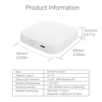 TOPTEQ Tuya ble smart passerelle sans fil app télécommande maille routeur intelligent