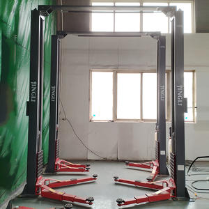 Pont à portique hydraulique à plancher transparent de 6.5 tonnes approuvé CE type 2 élévateur de voiture à poteaux pour <span class=keywords><strong>garage</strong></span> - Product Image 6