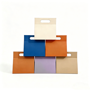 Custom Sustainable Tapered Triangular Foldable Magnetic Gift <b>Packaging</b> Boxes Eco‑friendly Hard Cardboard PU Coated Material - Product Image 3