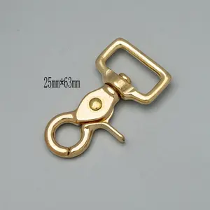 Trade Assurance Wholesale Custom Dog Snap Hook Buckle Metal Trigger Brass Spring Swivel Lobster Clasp Snap Hook