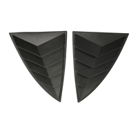 Véritable fibre de carbone mat arrière fenêtre latérale persiennes Spoiler fenêtre ombre évent Scoop couverture pour Tesla modèle Y