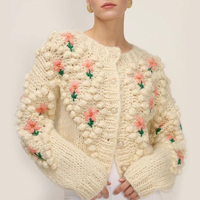 Ganchillo SuÃ©ter Color Beige Mujer A Crochet Sueter De Dama