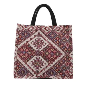 Bolsa de lona con bordado de flores personalizadas, bolsas de algodón reutilizables ecológicas, bolsas bordadas mexicanas hechas a mano, compras
