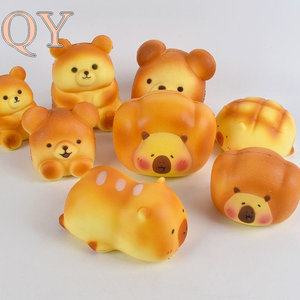QY Juguete Squishy de Pan con Diseño Animal Lindo de PU Espuma con Rebote Lento para Alivio del Estrés Regalo Infantil y Decorac - Product Image 1
