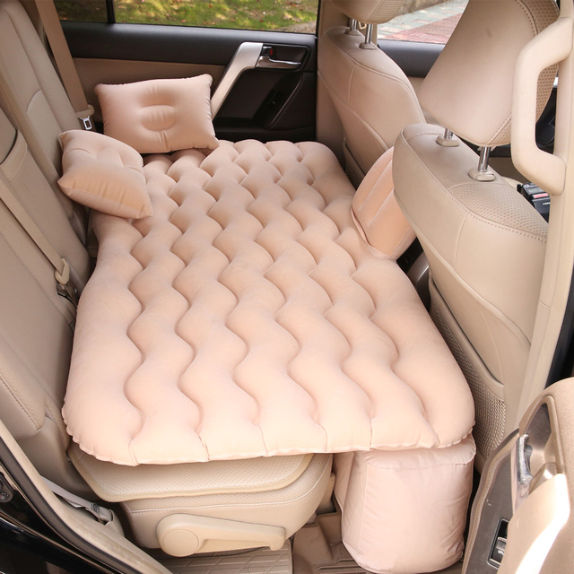 Modern Design Car Air Inflation Travel Bed Mattress Universal Back Seat Support Outdoor Camping Mat Cushion