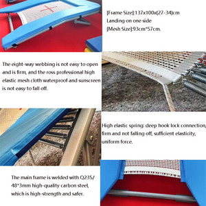 Mini <span class=keywords><strong>trampoline</strong></span> de fitness pour enfants avec rembourrage de sécurité, mini-<span class=keywords><strong>trampoline</strong></span> professionnel pour la gymnastique, équipement d'entraînement au saut pour l'école - Product Image 4